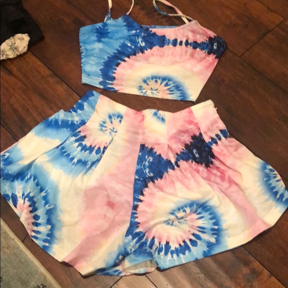 Tie dye romper